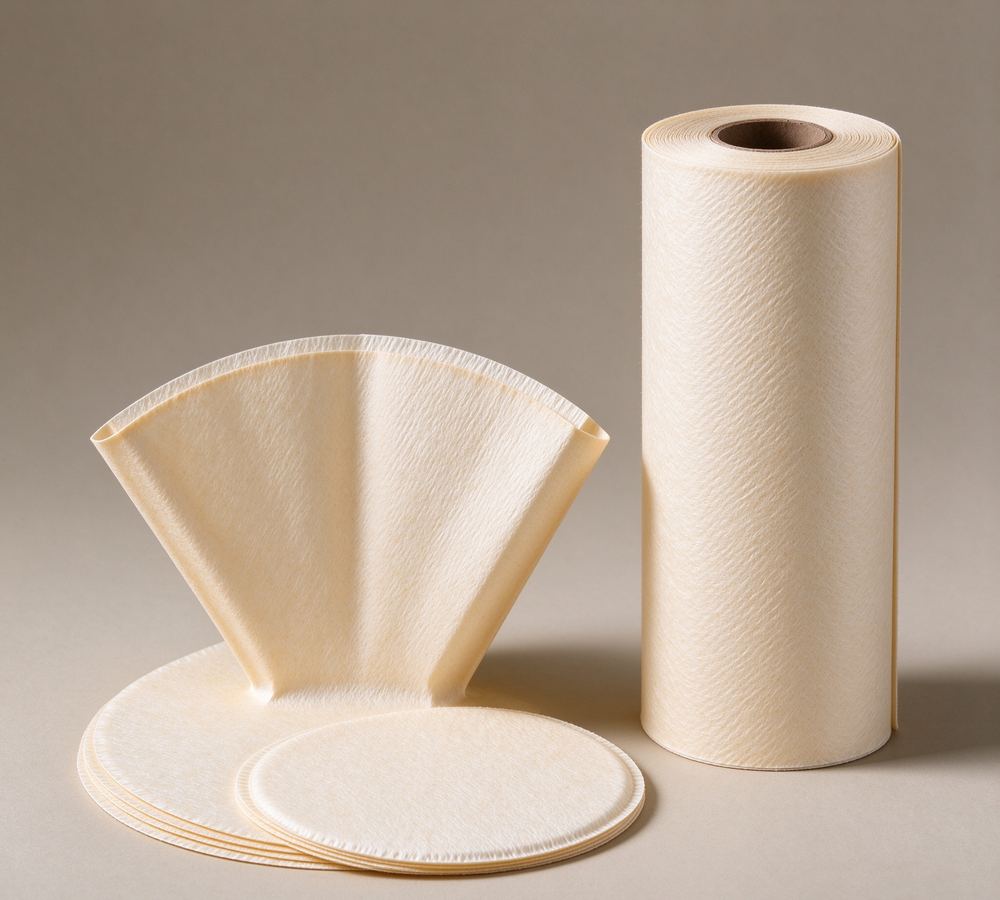 Food grade coffee filter paper discs and roll